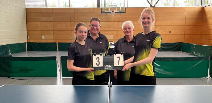 Maira, Simone, Silvia und Annika