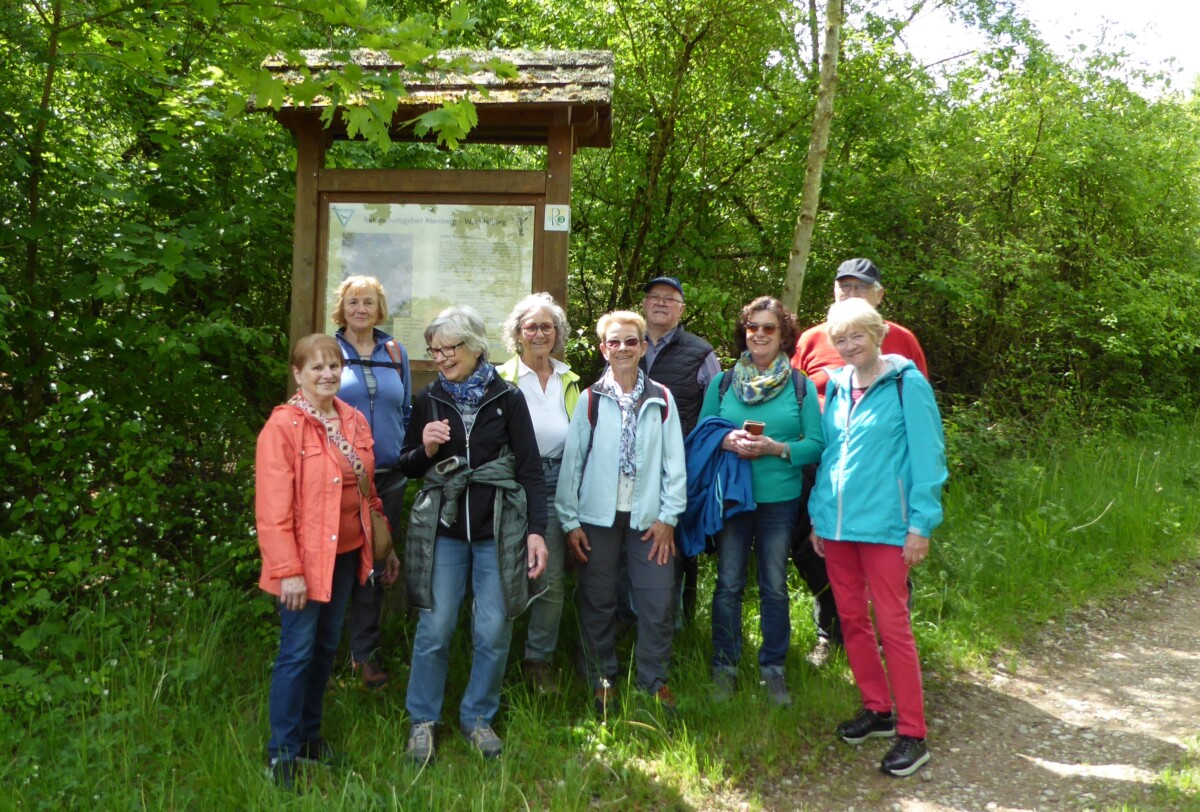 Seniorenwanderung von Gerbrunn über das Gut Gießhügel (Foto: Norbert Mohr)