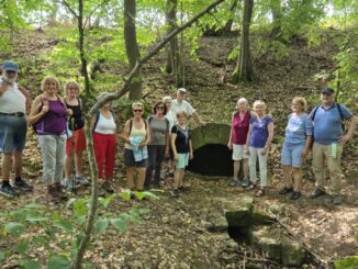Unsere Wanderung zum historischen Steinbruch bei Lindelbach (Foto: Norbert Mohr)
