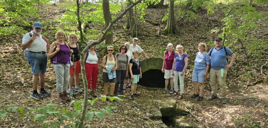 Unsere Wanderung zum historischen Steinbruch bei Lindelbach (Foto: Norbert Mohr)