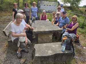 Unsere Wanderung zum historischen Steinbruch bei Lindelbach (Foto: Norbert Mohr)